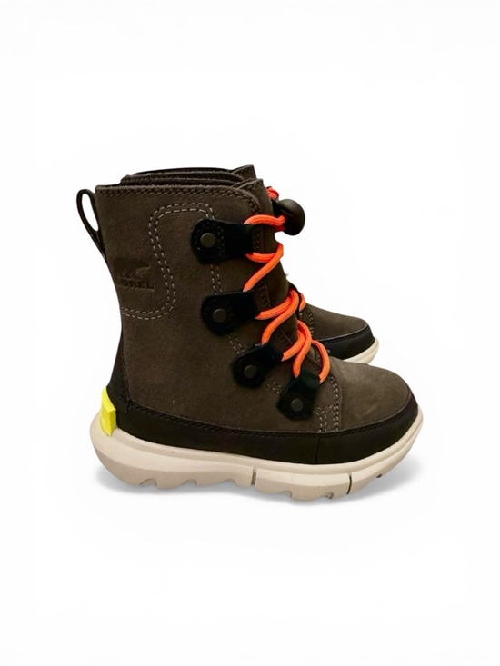 Sorel Other - Sorel Explorer Lace WP Children’s Waterproof Insulated Boots Jet Black Size 10